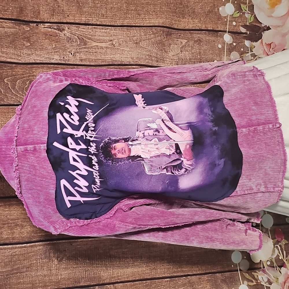 Purple Rain Cord Jackel POL SZ.LARGE